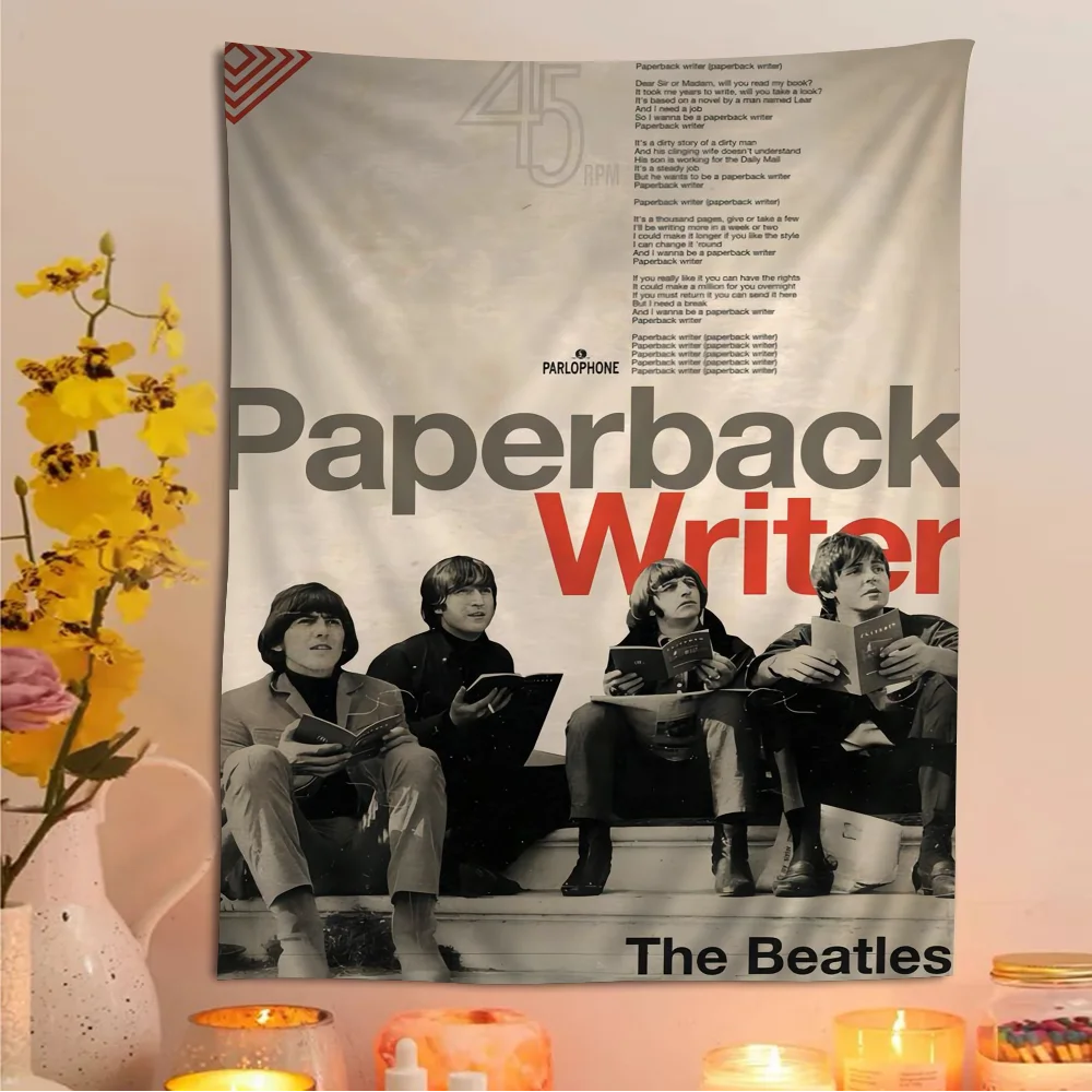 B-Beatless Rock Band Богемный Кебок Настенный Гобелен Доступный Хиппи Мандалай Декор