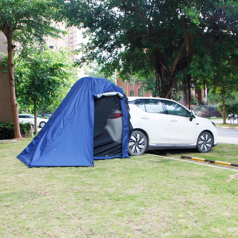 

SUV Car Rear Camping Tent Outdoor Extension Rainproof Pergola Roof Portable Trunk Awning Self-Driving Barbecue Waterproof Cover