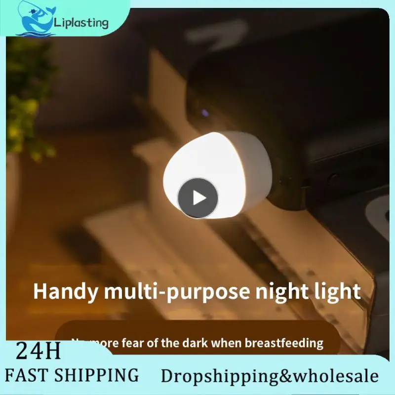

Durable Usb Charging Night Light Mini Size Usb Round Light Atmosphere Universal Led Light Car Accessories Usb Night Light