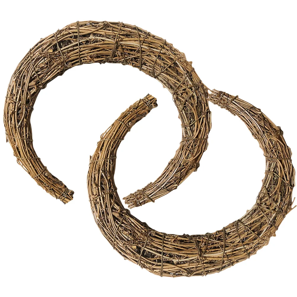 

Wreath Rattan Grapevine Moon Diy Garland Frame Natural Wreaths Form Ring Vine Rustic Branch Door Crafts Shape Rings Front Shaped