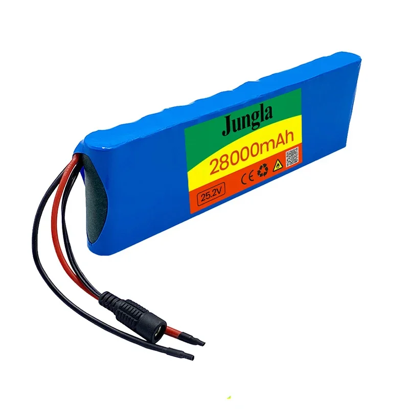 Литиевая батарея 6S2P 25 2 В 28 Ач 18650 de haute Vai 24 28000 мАч с усилителем BMS vélo électrique +