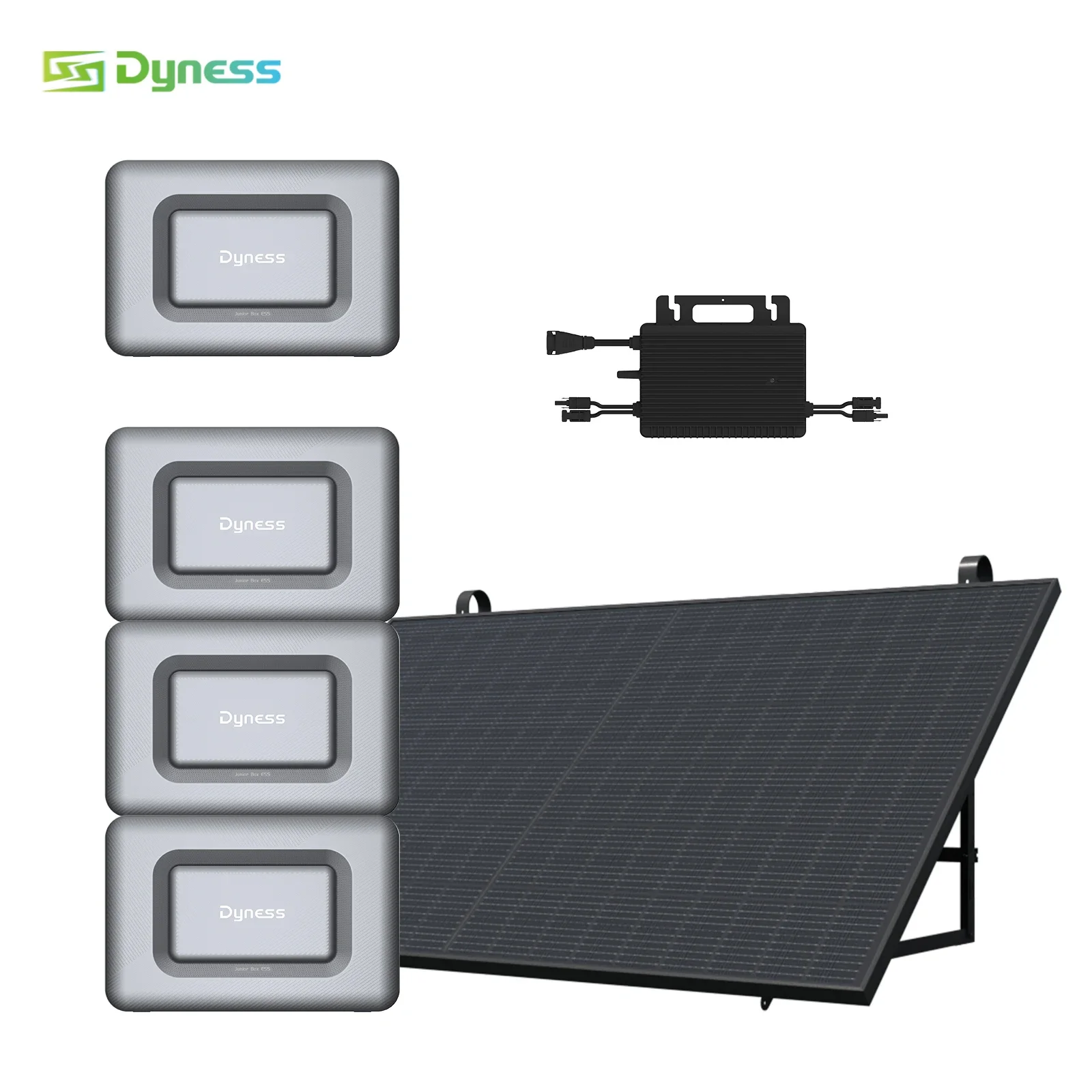 Фото Dyness Plug and Play 800 Вт Балконная солнечная система 1,6 кВтч Штабелируемая система хранения батарей на балконе с №2