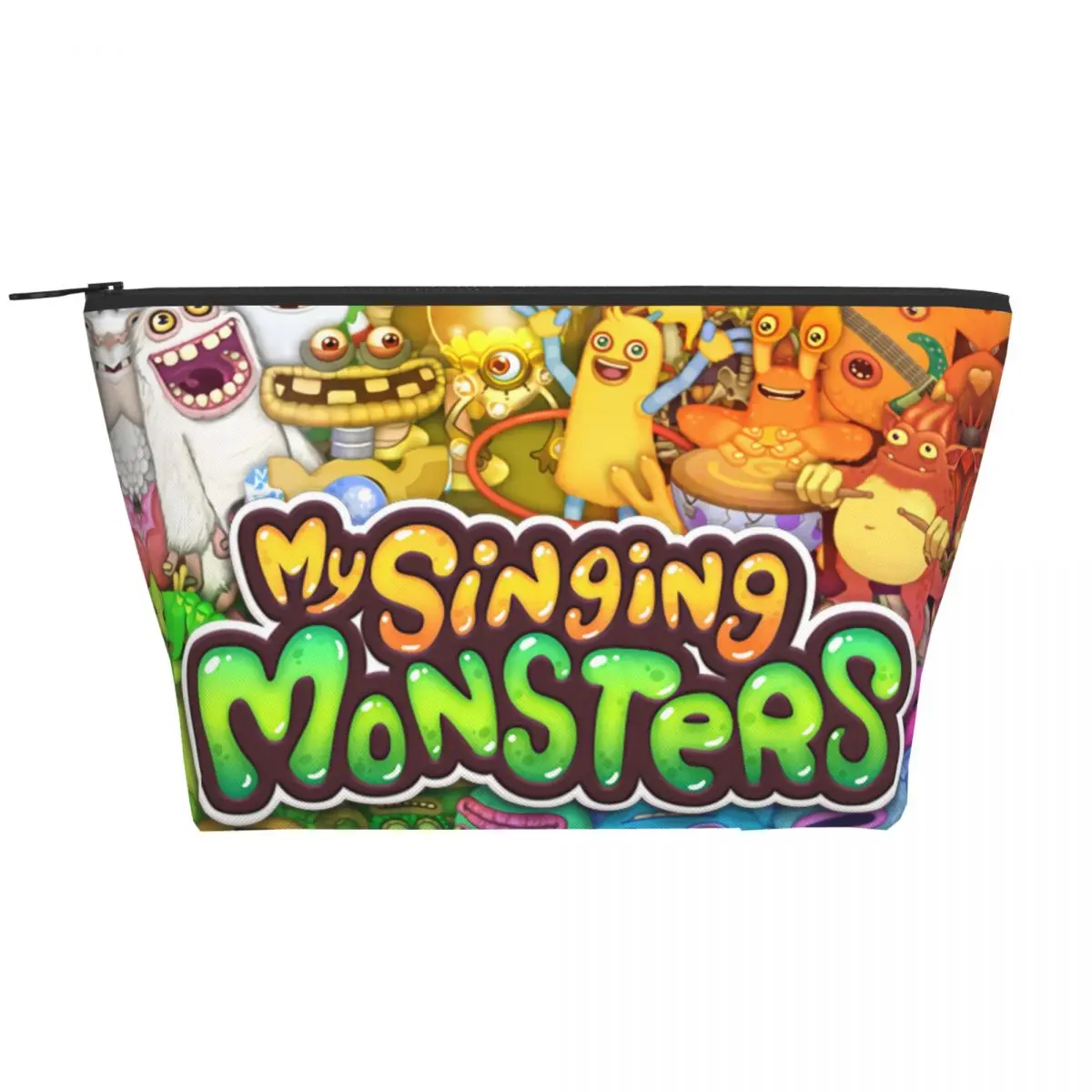 

My Singing Monsters Play Game Cosmetic Bag Women Fashion Large Capacity Makeup Case Beauty Storage Toiletry Bags