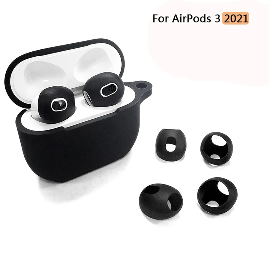 

Soft Silicone Earbuds Eartips Cover for Apple AirPods 3rd Generation Bluetooth Earphone Dustproof Accessories for Airpods 3 Case