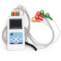 handheld ekg machine 3 channel portable dynamic 12 leads ecg holter monitor system