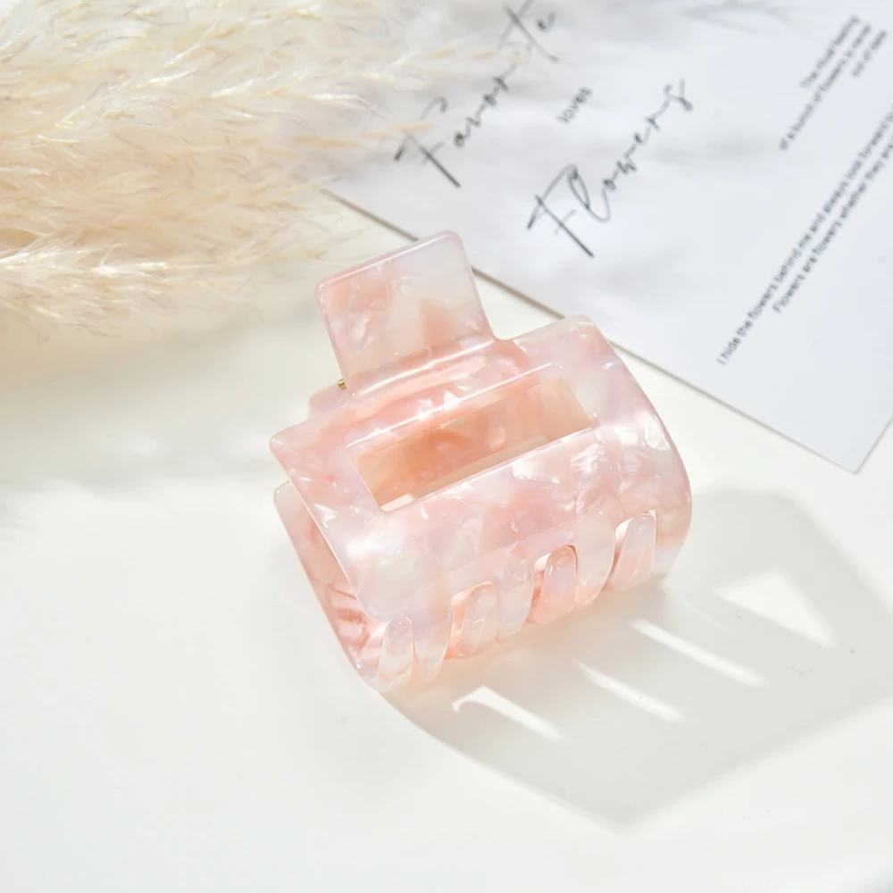 Новейшая заколка для волос ацетатный красочный корейский стиль INS детской