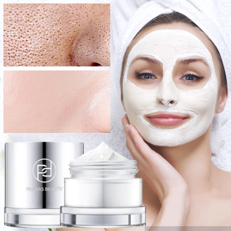 

Hyaluronic Acid Face Clay Mask Moisturizing Cleaning Exfoliating Oil Control Shrink Pores Brightening Facial Masks Skin Care