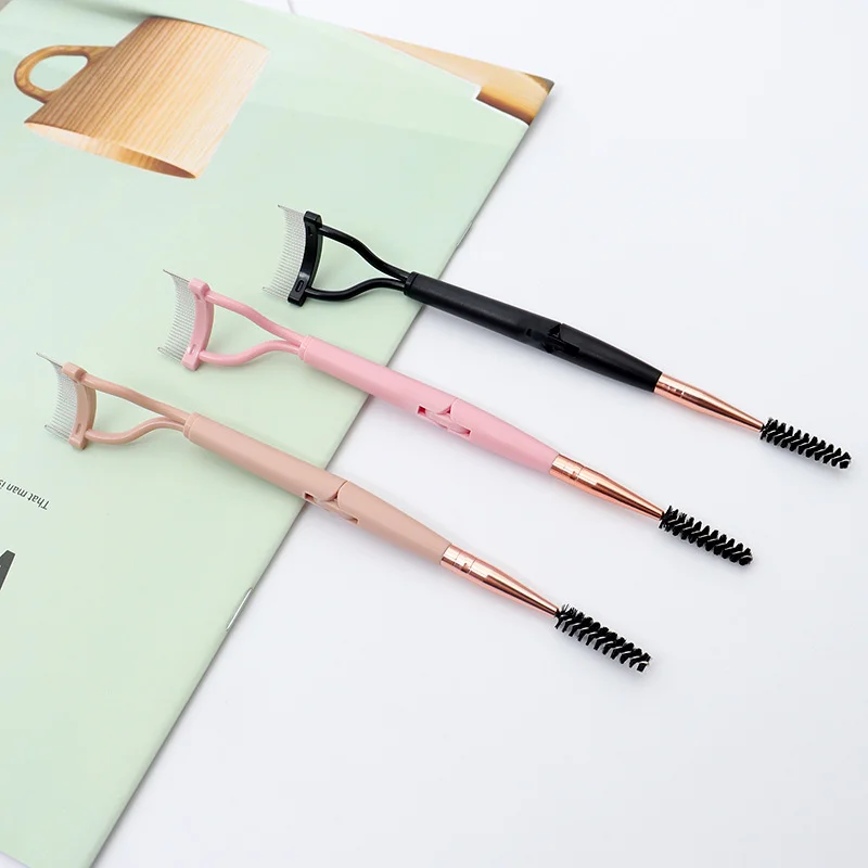 

Steel Teeth Double-headed Eyebrow Comb Steel Teeth Eyebrow Brush Eyelash Forming Tool Eyelash Volume