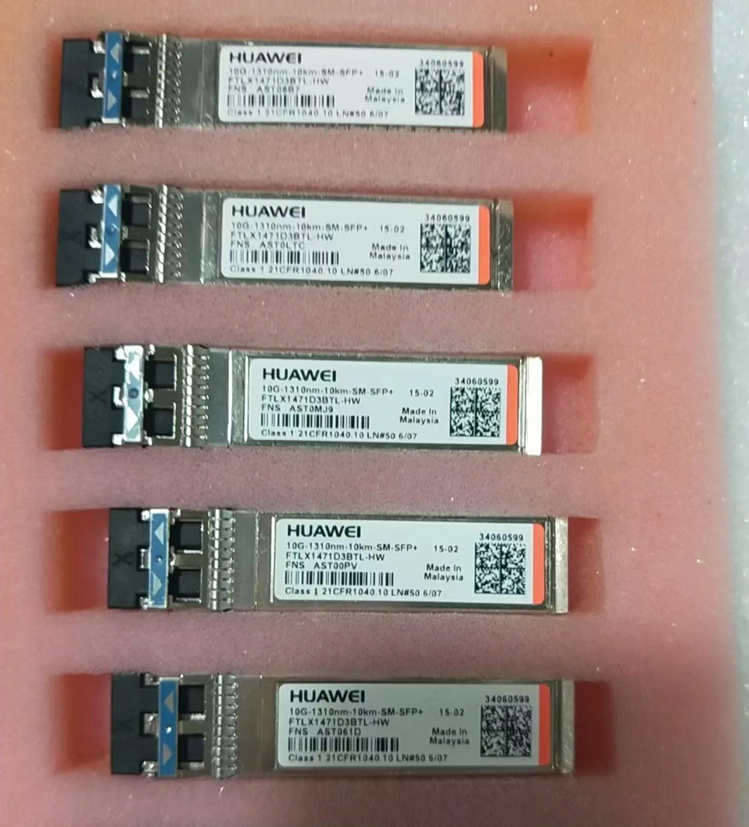 Hua Wei 10g Port Module/FTLX1471D3BTL-HW 10G 10KM 1310NM Single-Mode Optical Fiber Module/Hua Wei Fiber Optical Module