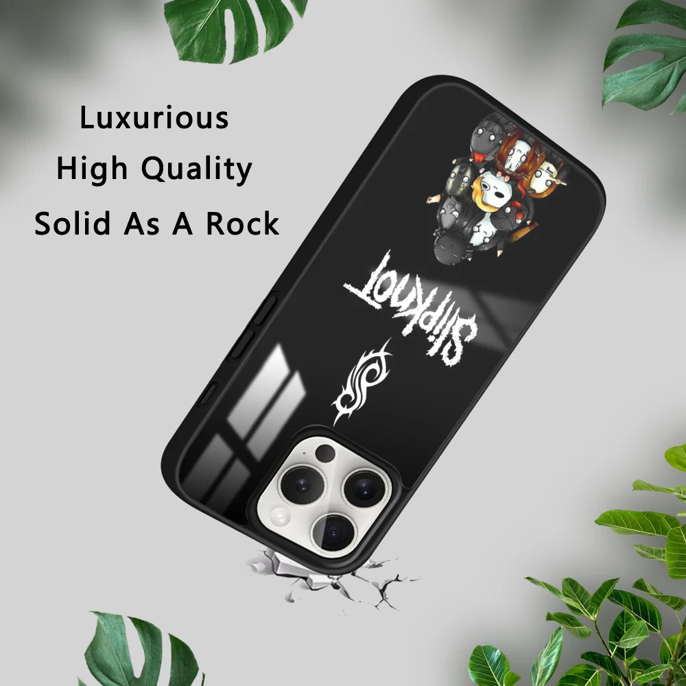 Чехол для телефона S-slipknot iPhone 16 15 14 13 12 11 Pro Xs Max Mini Plus Celulares Hard Funda