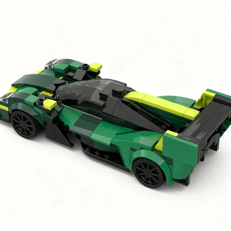 Фото 297 деталей MOC Городской чемпионский суперкар Aston Martin Valkyrie LM WEC: Технологичная модель для самостоятельной сборки, конструктор, подарок для дома и коллекции №1