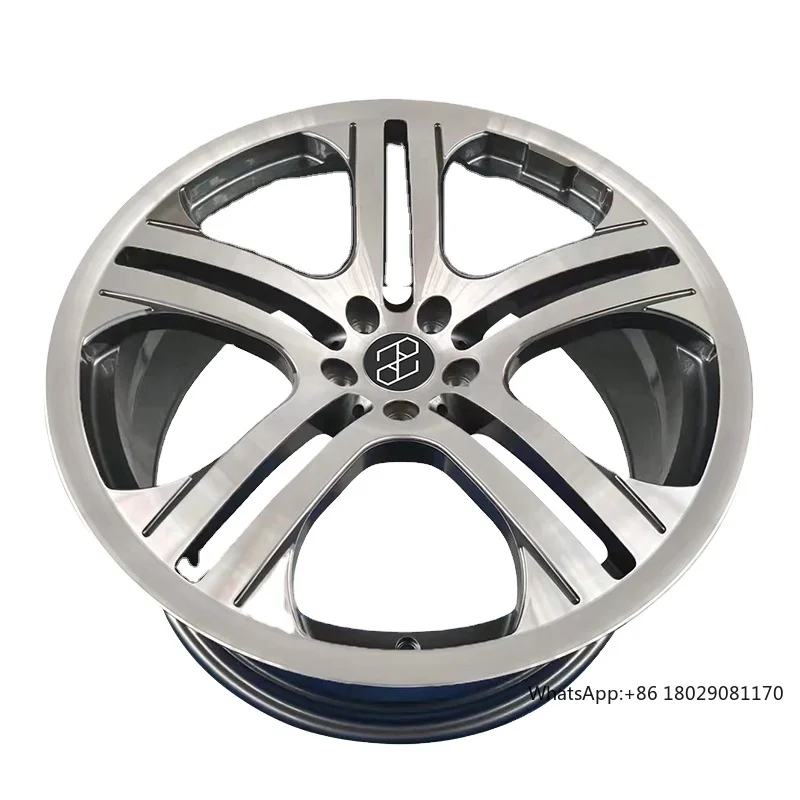 Pengzhen Five Spoke Design Gungray Finish 21-дюймовые кованые легкосплавные диски 5x112 для Mercedes Benz C Class