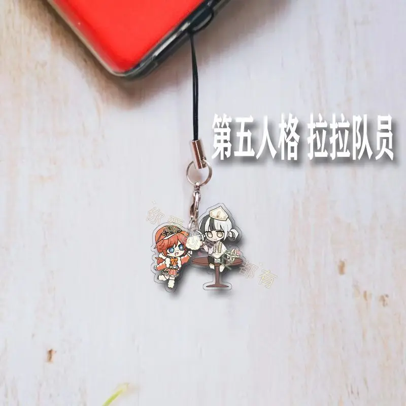 6 шт. Identity V Cheerleader мобильный ремешок-цепочка чехол для телефона милые акриловые