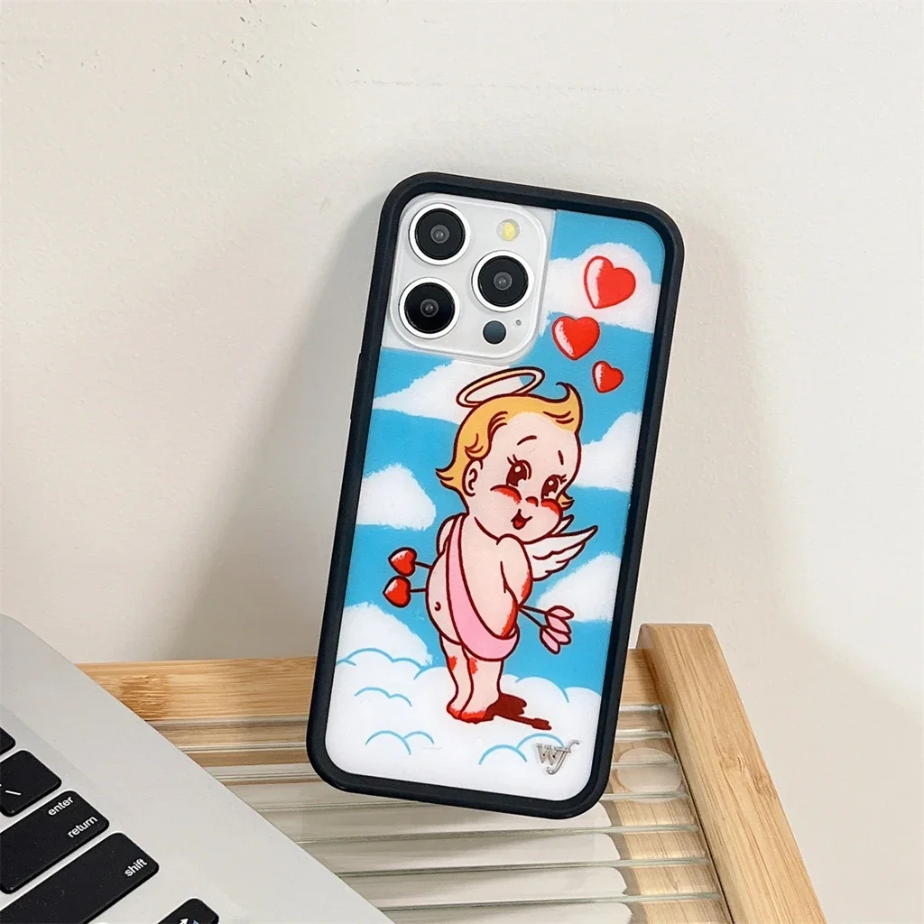 Милые ангелы демоны дельфин панда обезьяна серия животных граффити чехол для