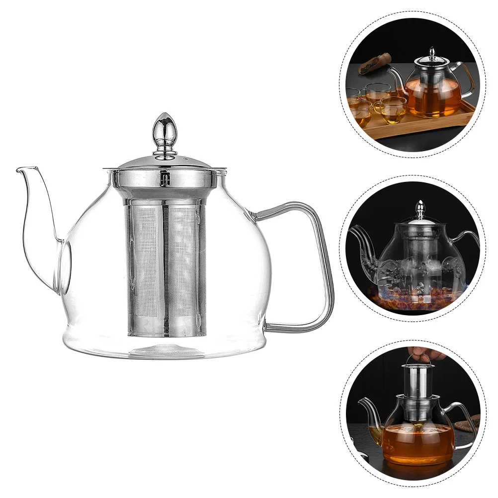 

Teapot Stovetop Tea Pitcher Loose Leafsafekettle Blooming Pots Water Beverage