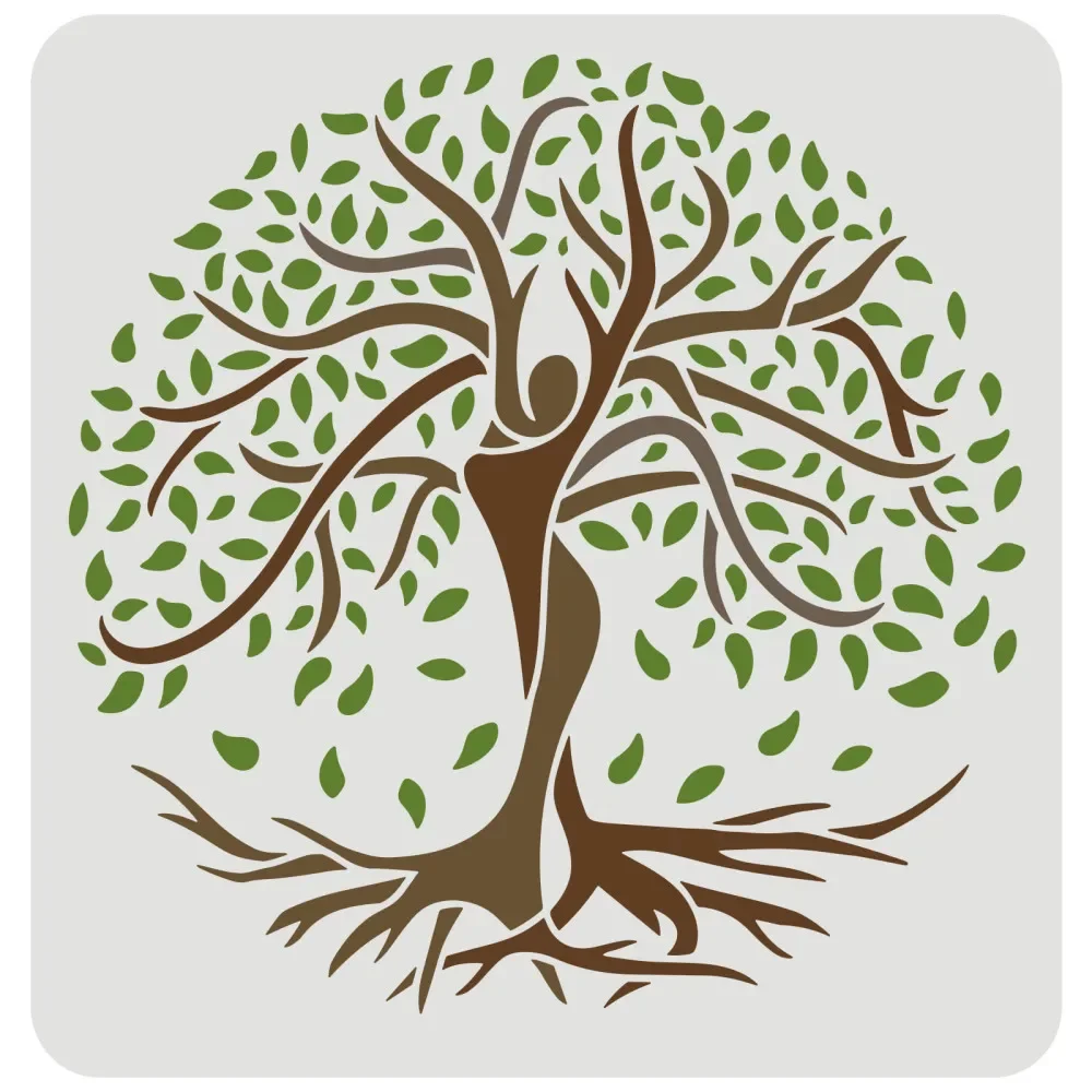 

Пластиковые трафареты «Древо жизни»