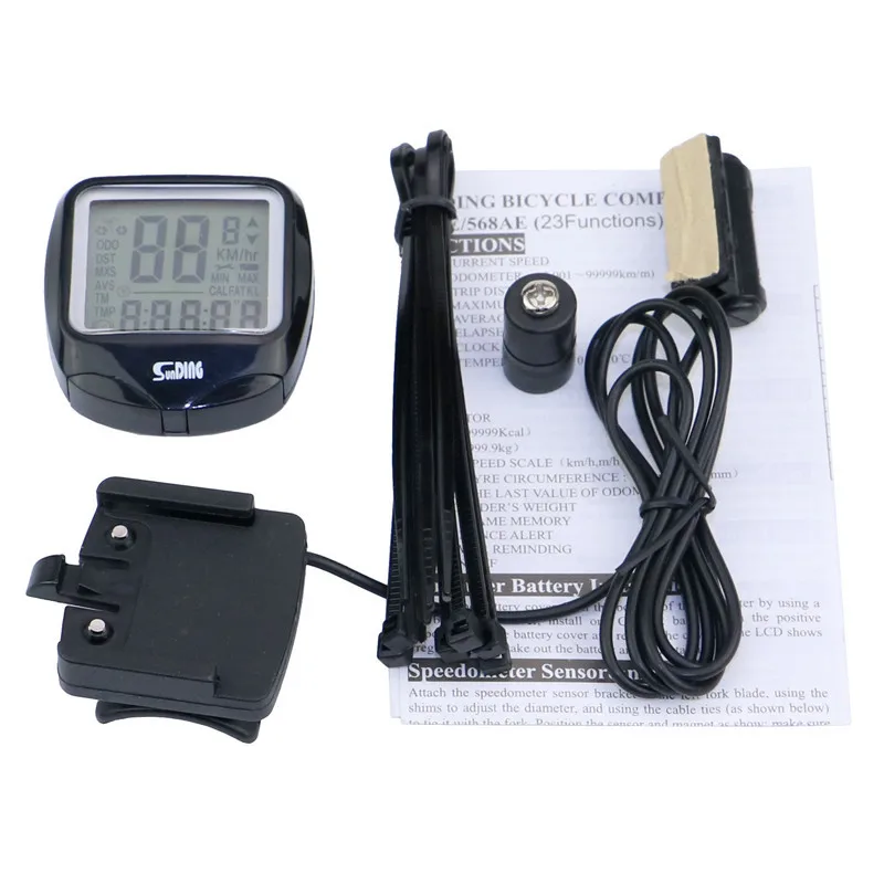 Sunding 5868 Велосипедный Одометр Для Горного Велосипеда Проводящий Спидометр