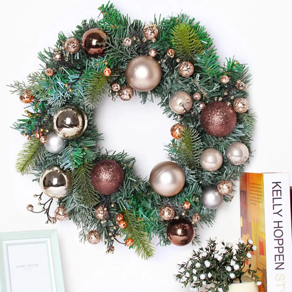 

High Quality Wreath Ornament Natural Durable Christmas Ornament Wreath Wreath Pendant Decorative Wreath