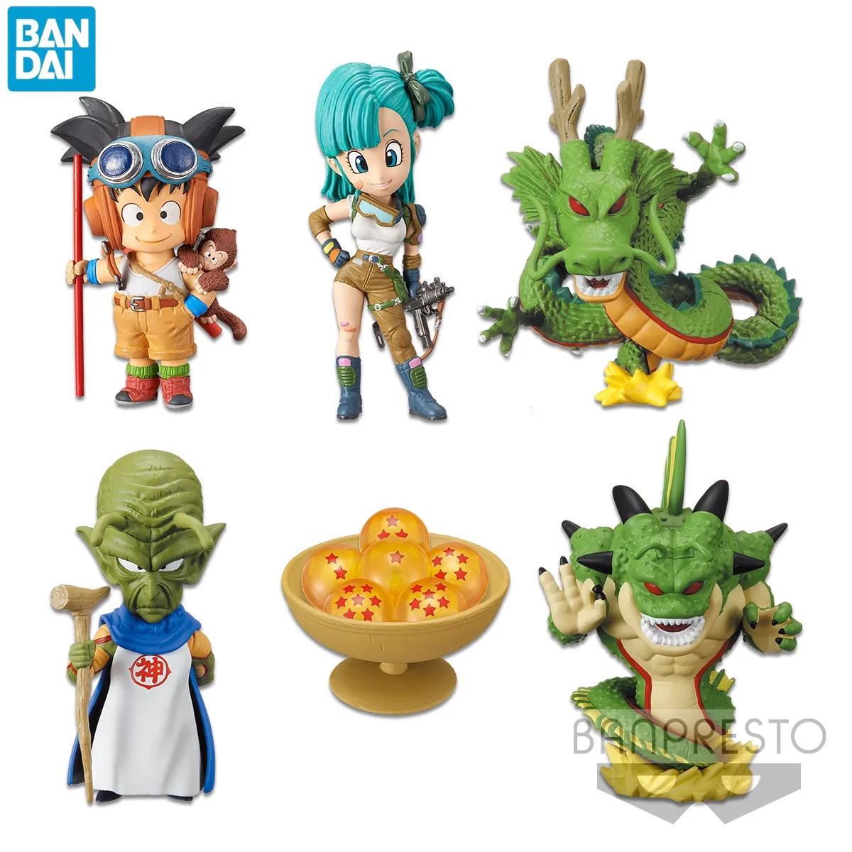 

Original Banpresto Son Goku Bulma Shenron Porunga Dragon Ball WFC TREASURE RALLY vol.2 Anime Figure Toys Bandai PVC Model Gift