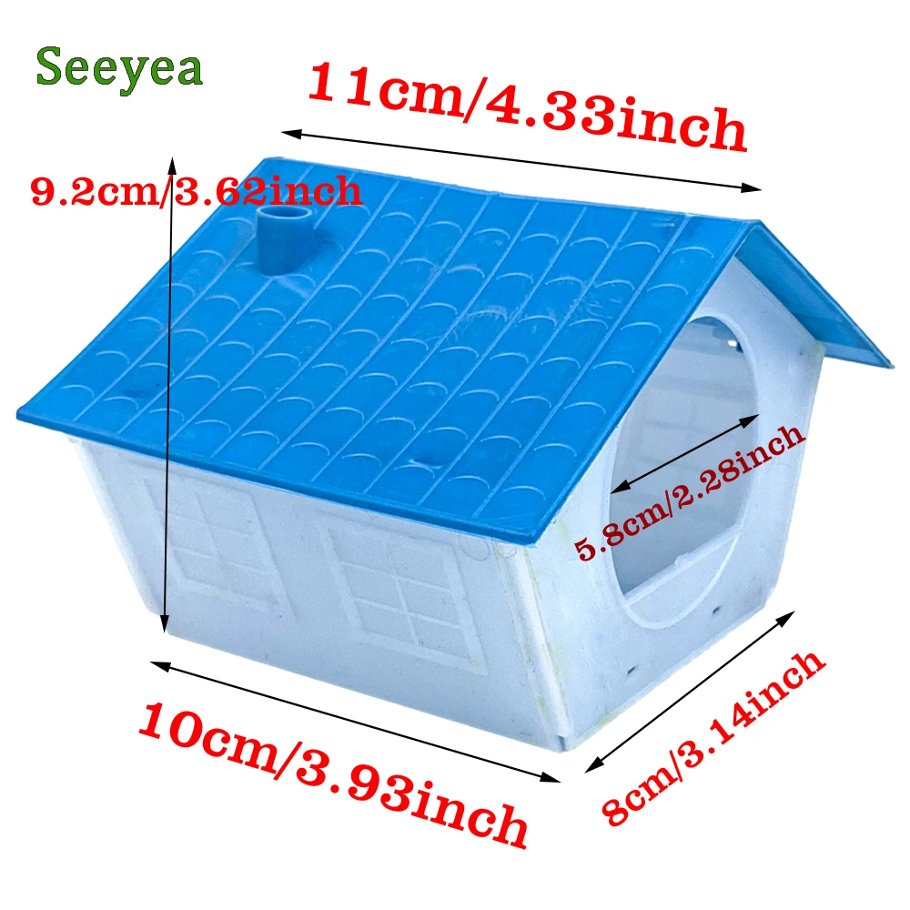 1pcs birds nest bird cage plastic egg cage bird house decoration parrot nest houses pet bedroom birds accessories seeyea free global shipping
