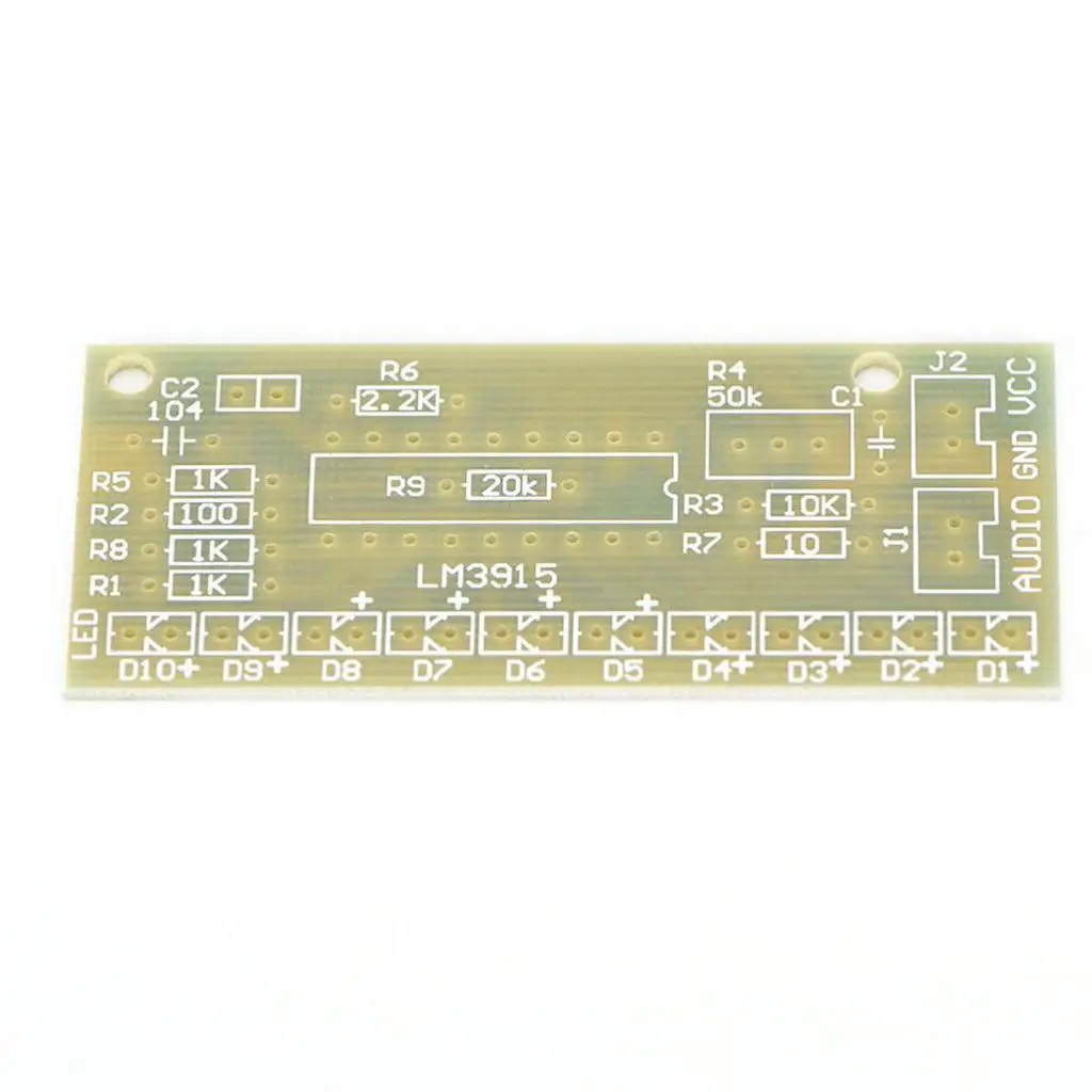 Audio Level Indicator Kit LM3915 DIY 10 Segment Module Electronics Suite