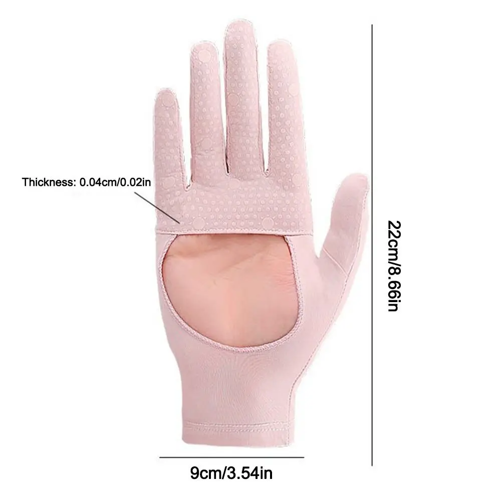 Хлопковые аксессуары для телефона UPF 50 + Нескользящие перчатки вождения тонкие