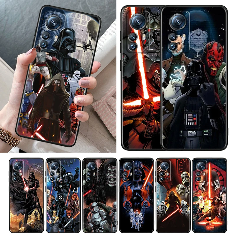 

Cosmic battle laser Star Wars Black Phone Case For Xiaomi Mi 12T 12S 12X 12 11 11T 11i 10T 10 9 Pro Lite Ultra 5G Cover Shell