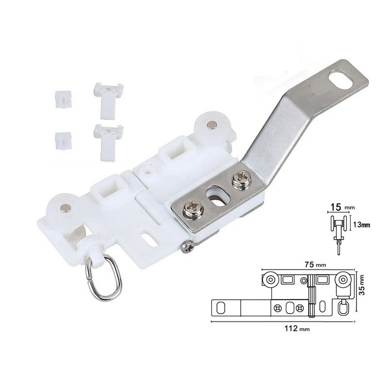 

Пара электронных носителей для изогнутого трека для умных штор Dooya, Somfy, Aqara, Xiaomi