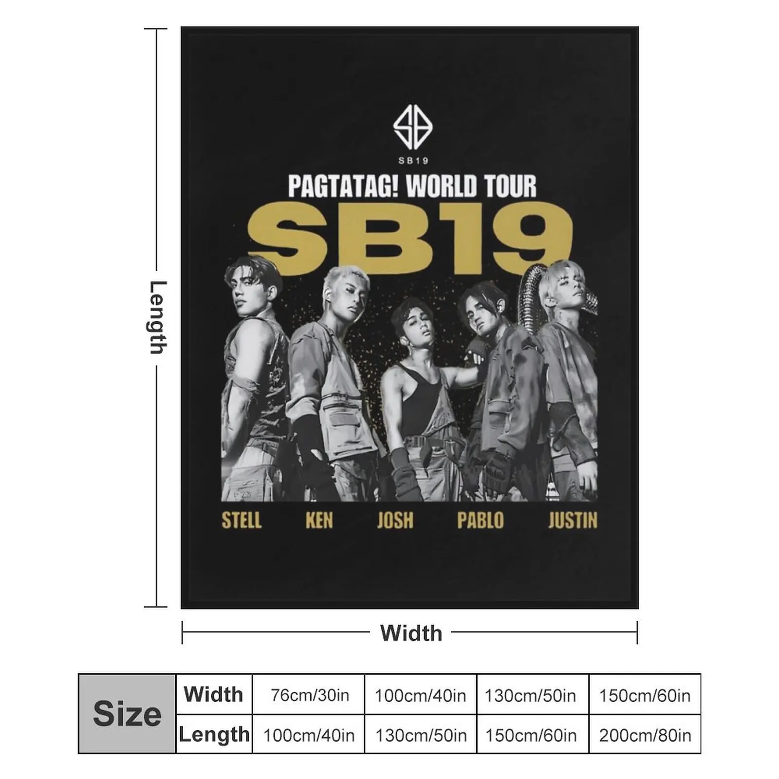 Одеяло SB19 World Tour