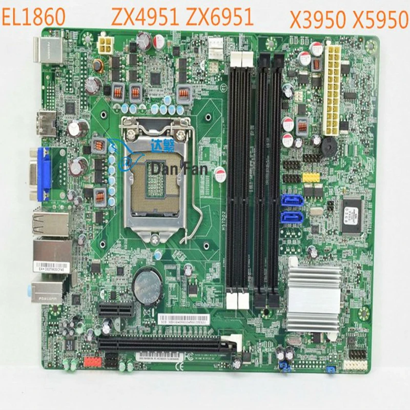 H57D02 For ACER X3950 X5950 EL1860 ZX4951 ZX6951 Motherboard H57 LGA1156 Mainboard 100%Work | Laptop