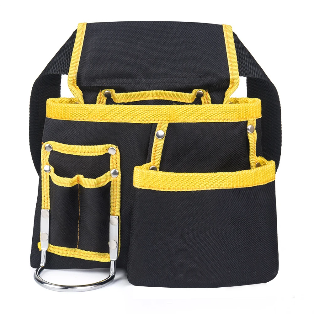 

Belt Thicken Multi Pockets Portable Storage Hardware Organizer Electrician Wear Resistant Waist Pouch Oxford Fabric Tool Bag