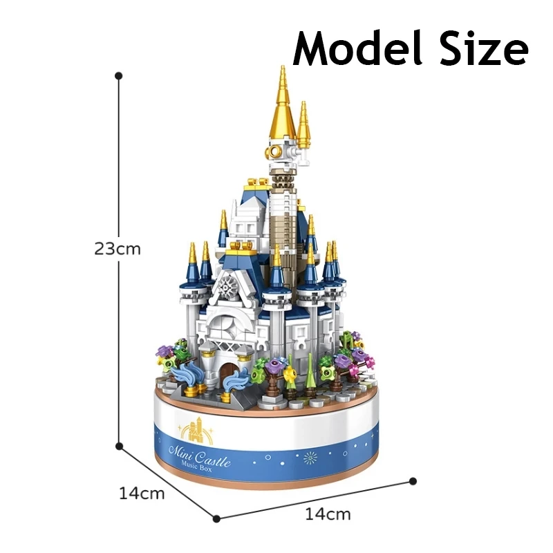 Игрушки для девочек замок музыкальная шкатулка креативная мини-модель