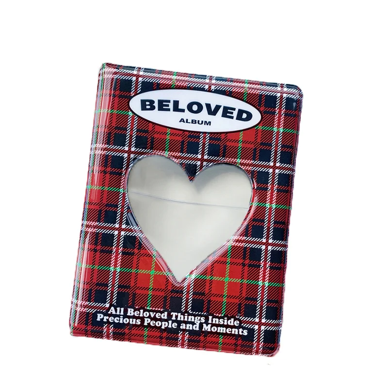

Love Hollow Photo Album 3 inch Cartoon Photo Album American Retro Picture Storage Bag INS Korean Style Photocard Holder