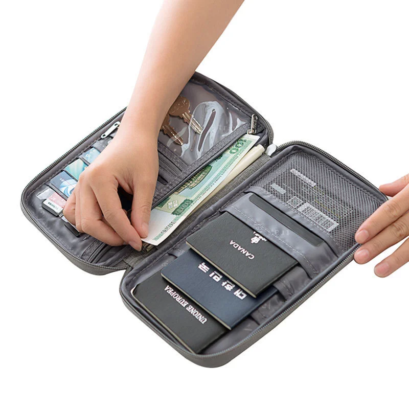 

Hot Travel Wallet Family Passport Holder Creative Waterproof Document Case Organizer Travel Accessories Document Bag Cardholder