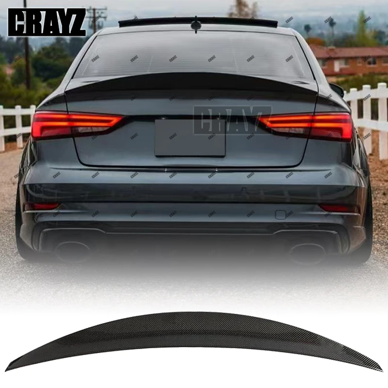Для 2012-2020 AUDI A3 S3 RS3 Limousine 8V Sedan HK Style Багажник Крыло Кованый задний спойлер из