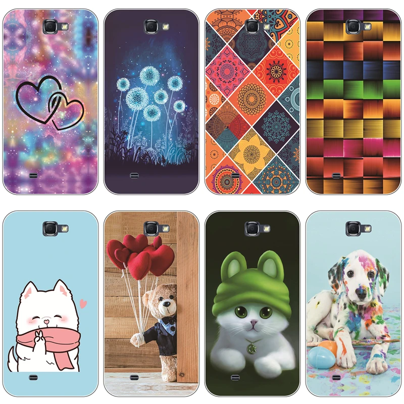 Чехол для Samsung Galaxy Note 2 N7100 N7108 N7109, силиконовый мягкий ТПУ защитный чехол для телефона, чехол