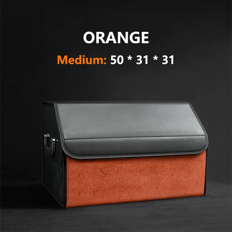 Автомобильный замшевый органайзер для багажника, кожаный складной ящик большой емкости для хранения, портативный многофункциональный органайзер для инструментов, автомобильные аксессуары