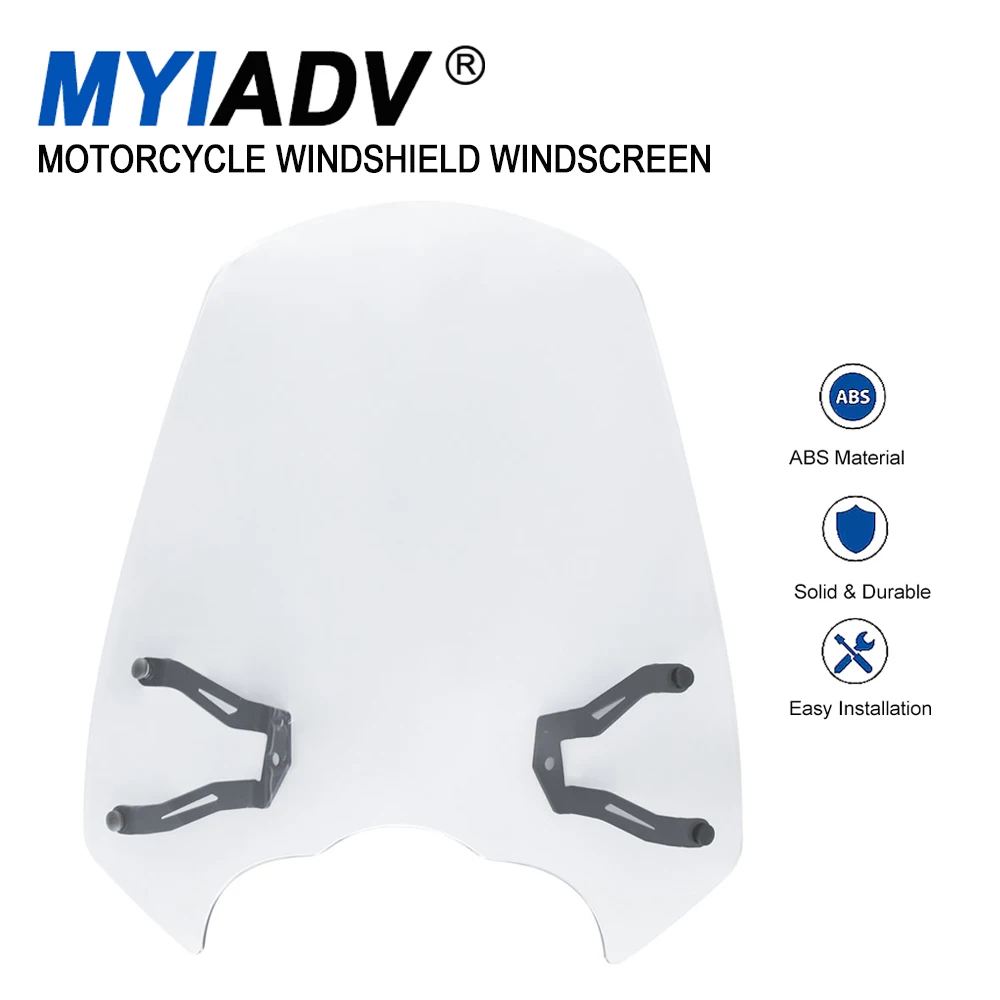 

Motorcycle Windscreen For Kawasaki Vulcan S 650 EN650 VN650 Cafe 2015-2017 2018 2019 2020 Windshield Wind Deflector With Bracket