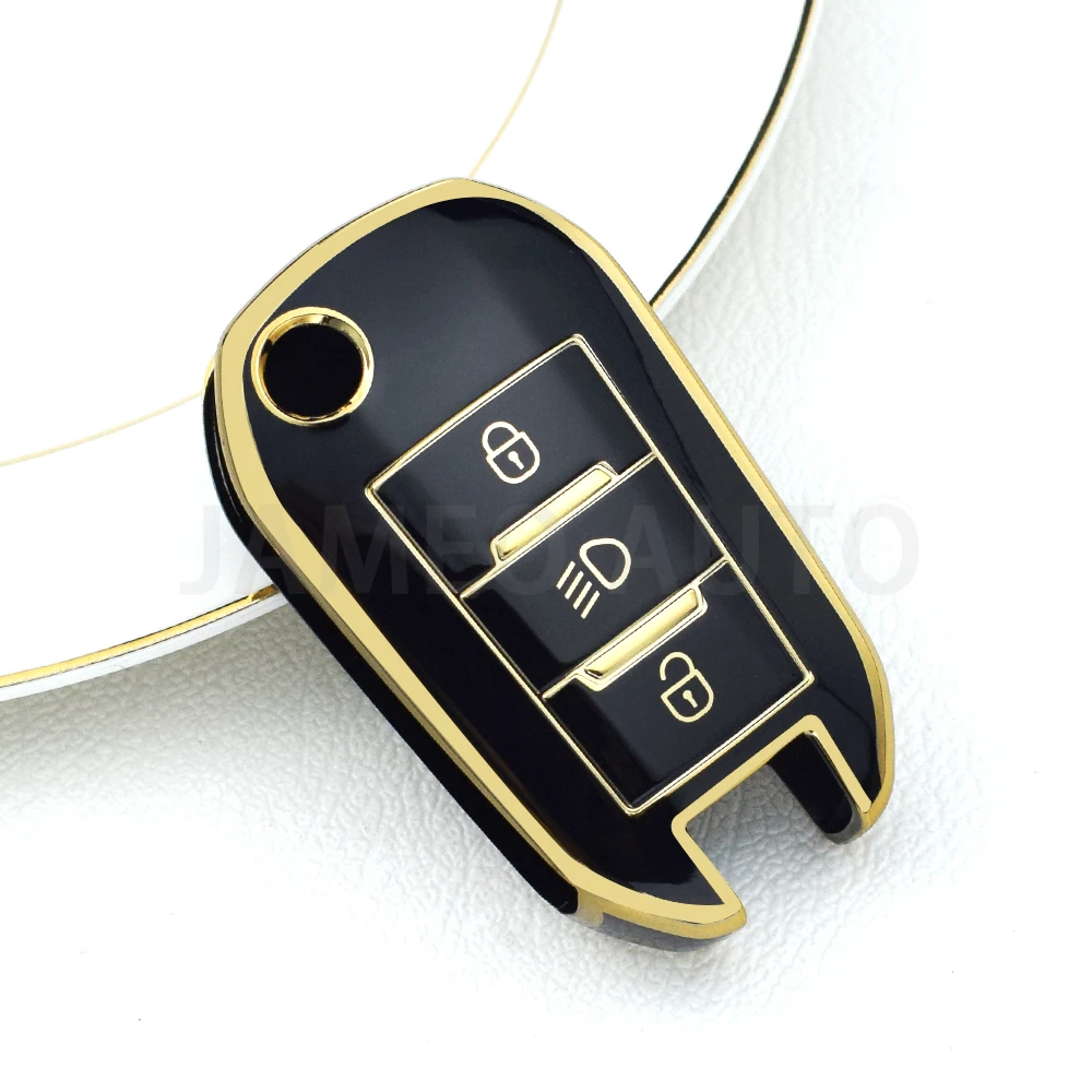 

Для Peugeot 208 2008 308 3008 508 408 307 для Citroen C3 C4 C5 C6 C8 ТПУ дистанционный ключ