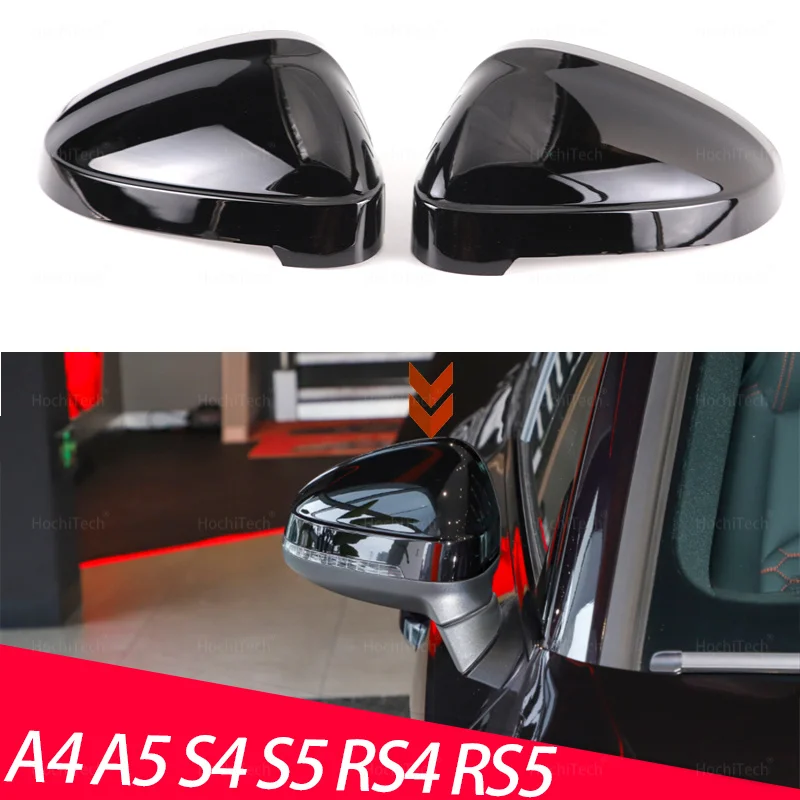 

for Audi A4 A5 S4 S5 RS4 RS5 B9 8W A RS S 4 5 Sedan Saloon Avant Quattro 2017-2023 Rearview Mirror Cap Wing Side Mirror Cover
