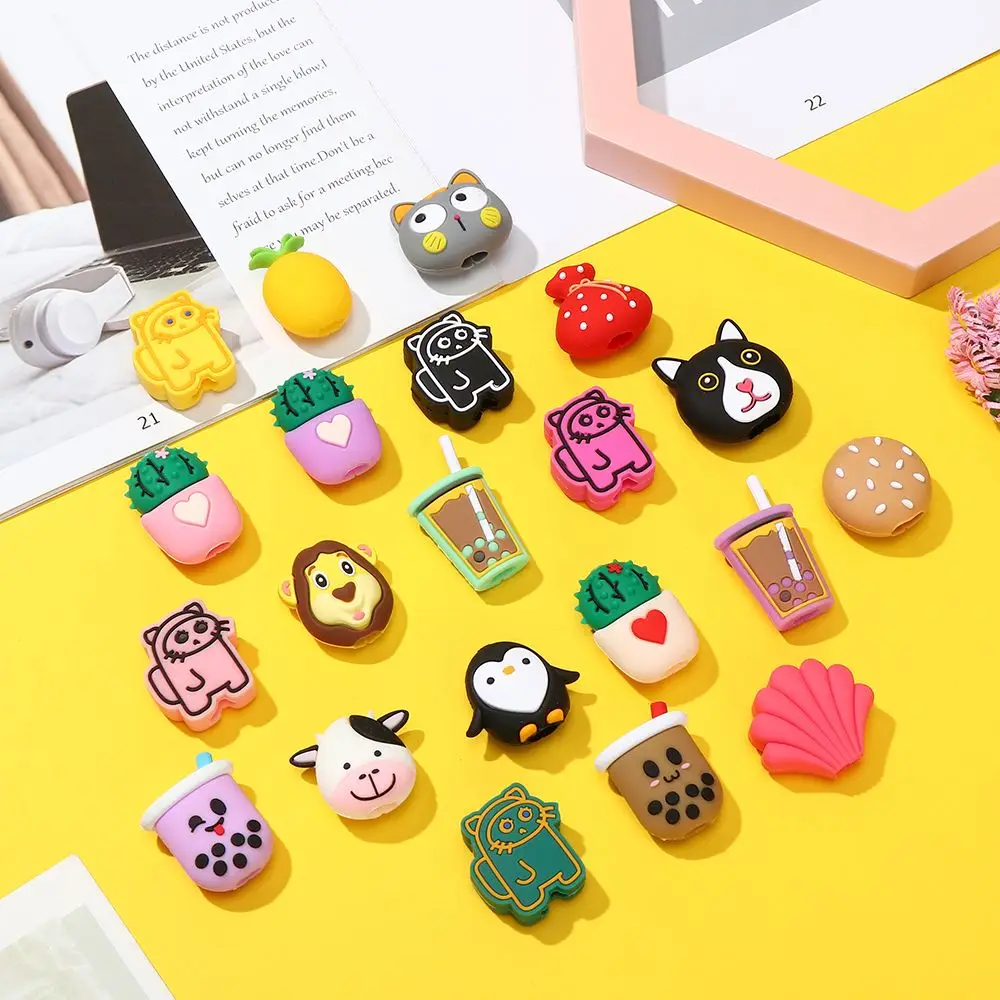 Защитная пленка для USB-кабеля провода наушников мультяшный спиральный протектор