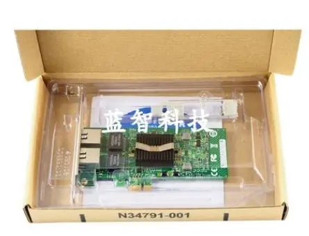 

Новая Двухпортовая сетевая карта INTEL82576/PCI-E X1 Gigabit/Блокировка ветвей/Мягкая маршрутизация имеет точку E1G42ET
