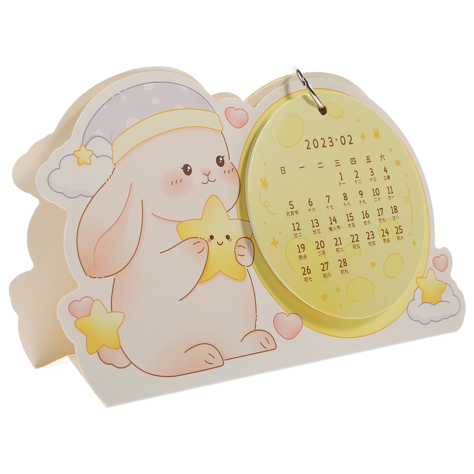 

Календарь, кролик, стол, планшет, китайский стоячий блокнот, записные книжки из бумаги, календари в форме ежемесячного кролика, настольный ф...