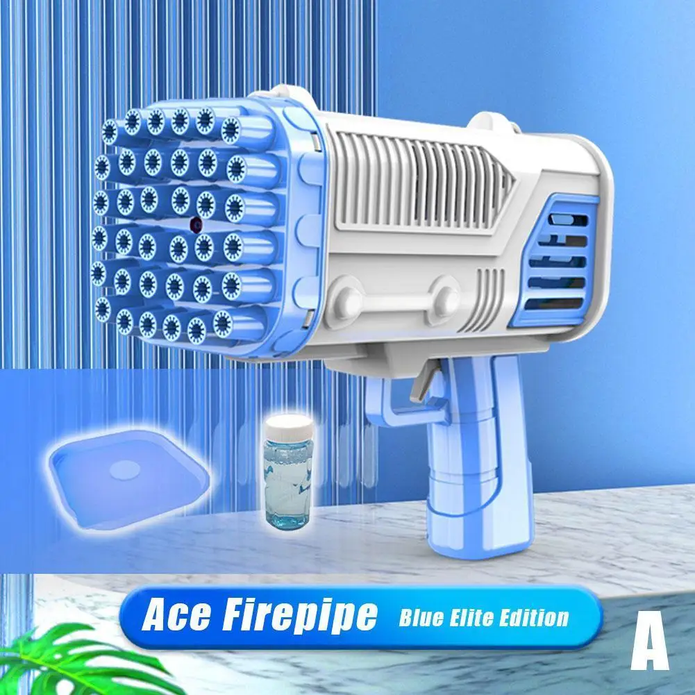 

Пузырчатый пистолет для мыла с 69 отверстиями, искусственное мыло в форме пистолета, рождественский подарок, детская игрушка, R3X6