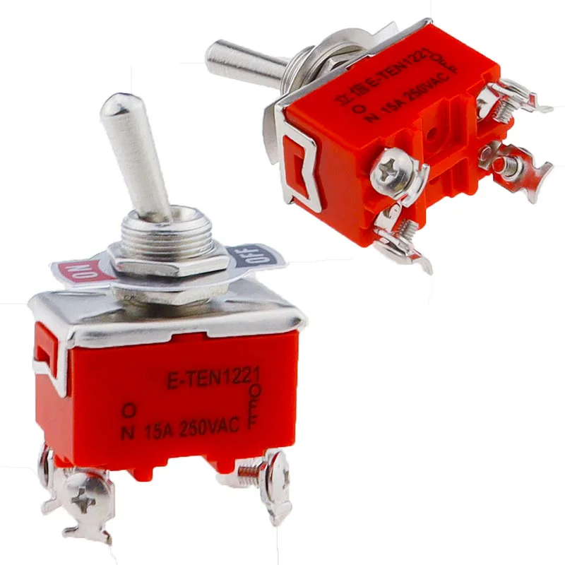 1 шт. переключатель 15 А 250 В 2/3/4/6 контактов 2/3 позиций терминал Вкл/Выкл 1121 1021 1321