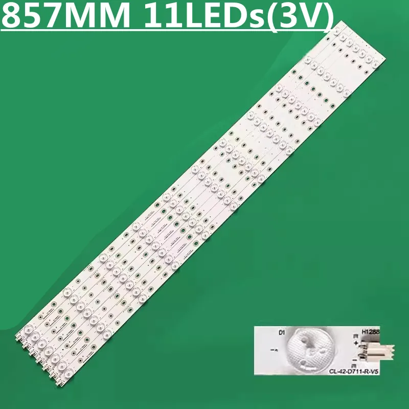 7 шт. светодиодная подсветка 11 ламп CL-42-D711-L-V5 CL-42-D711-R-V5 Для 42BL4849/T3 42PFG6809 42PFS7109/12
