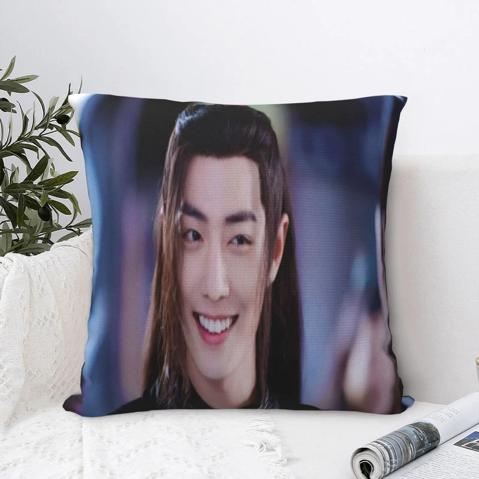 

Xiao Zhan 4 Pillow Case Pillowcases For Pillows Kids Personalized Zipper Decorative Pillows For Bed Back Cushion Pillow Covers