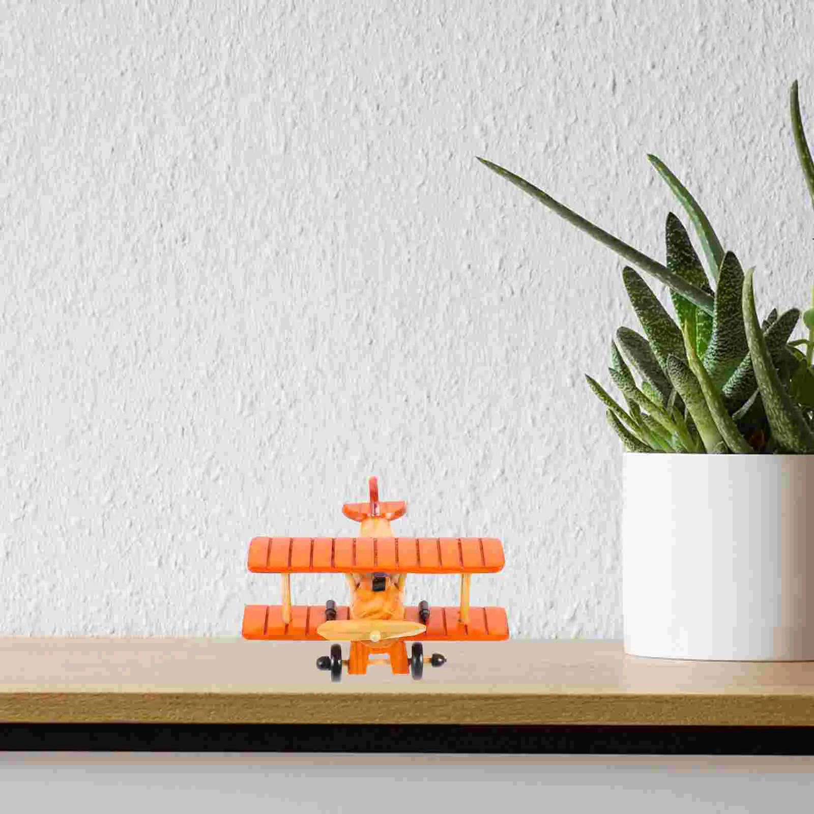 Винтажный декор модель биполета орнамент мини-измельчитель деревянная