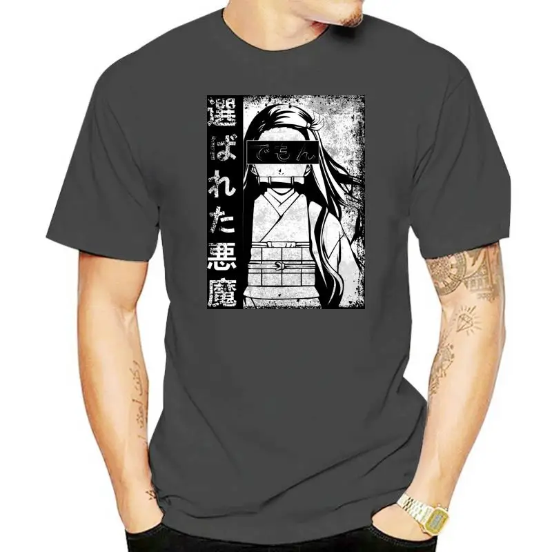 

Classic Manga Kimetsu No Yaiba T Shirt Grunge Style Men Short Sleeve Cotton T-shirt Leisure Nezuko Kamado Demon Slayer Tee Tops