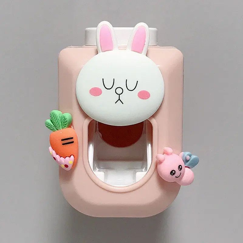 

Hellokitty Cartoon Cute Wall-mounted Automatic Single Toothpaste Appliance Set Cute Children Squeeze Toothpaste Appliance